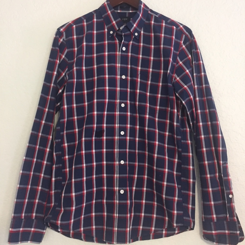 J. Crew Plaid Button Down Shirt